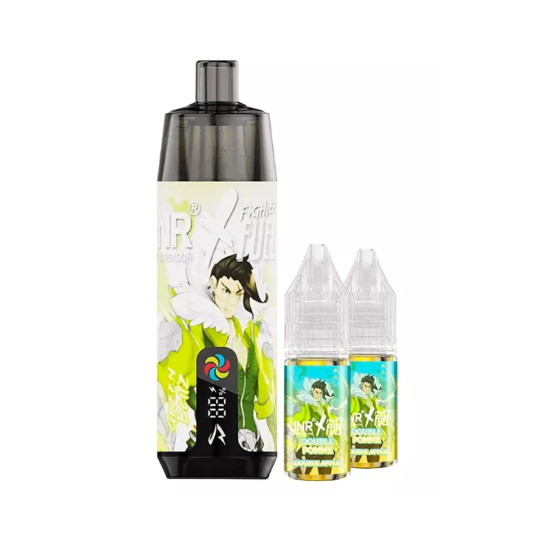 KIT SHISHA PLUS 28K 2X10ML 20 MG FIGHTER FUEL X JNR (Grenade Fraise)